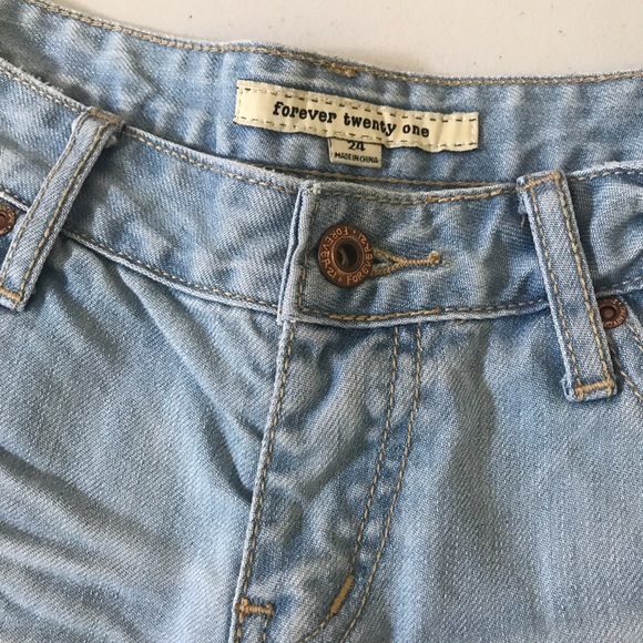 Forever 21 Jean Shorts sz 24 - Picture 1 of 9